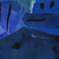 Detail Blau über Blau 07